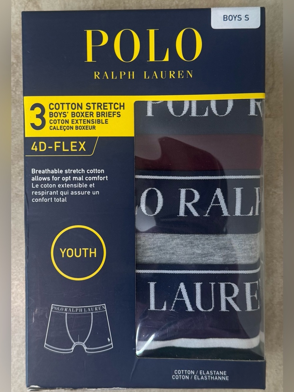 Polo Ralph Lauren Big Boys Cotton Stretch Boxer Briefs - Picture 7 of 13
